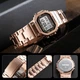 Спортивные часы женские SKMEI SINGAPORE влагозащита 3АТМ 1433 Rose/Gold - изображение 5