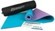 Килимок для йоги та фітнесу EasyFit TPE+TC 6 мм двошаровий + Чохол м'ятний з фіолетовим - зображення 1