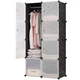 Пластикова складана шафа Storage Cube Cabinet «МР 28-51» чорний - зображення 15