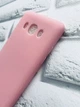 Силіконовий матовий чохол для Samsung Galaxy J5(2016) J510 Рожевий - зображення 3