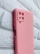 Силіконовий матовий чохол для Samsung Galaxy A12 Рожевий - зображення 3