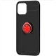 Чохол Fiji Hold для Apple Iphone 13 бампер накладка з підставкою Black-Red - зображення 2