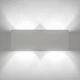 Світильник настінний гіпсовий, бра GYPSUM LINE Dallas S2202-2 WH (Білий) - зображення 3