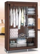 Складной тканевый шкаф HCX Storage Wardrobe на 6 отделений. Коричневый 88105 (ST527) - изображение 1