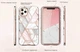 Противоударный чехол с защитой экрана i-Blason Cosmo Classic для Iphone 12 Mini (5.4") Marble - изображение 4