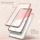 Противоударный чехол с защитой экрана i-Blason Cosmo Classic для Iphone 12 Mini (5.4") Marble - изображение 6