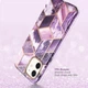 Протиударний чохол з захистом екрана i-Blason Cosmo Classic для Iphone Mini 12 (5.4") Purple - зображення 6