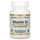 Витамин D3, California Gold Nutrition, 125 мг (5000 МЕ), 90 капсул из рыбьего желатина (CGN-01065) - изображение 1