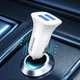 Автомобильное зарядное устройство 2 USB WK WP-C35 12W Белая Aurora - изображение 1
