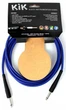 Кабель инструментальный KLOTZ KIK INSTRUMENT CABLE BLUE 3 M - изображение 3
