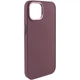 TPU чехол Epik Bonbon Metal Style для Apple iPhone 12 Pro / 12 (6.1") Бордовый / Plum - изображение 1