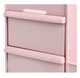 Органайзер/подставка для косметики настольный с выдвижными ящиками Cosmetics Organizer розовый (СО-28997) - изображение 3