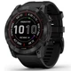 Спортивные часы Garmin Fenix 7X Sapphire Solar Black DLC Titanium with Black Band - изображение 1