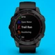 Спортивные часы Garmin Fenix 7 Sapphire Solar Black DLC Titanium with Black Band - изображение 3