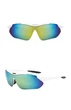 Очки велосипедные Robesbon 0089 спортивные велоочки White-Blue - изображение 2