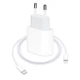 Комплект швидкого заряджання для Apple iPhone / iPad, Зарядний пристрій 20W USB-C Power Adapter (Type-C), Кабель заряджання USB-C to Lightning White - зображення 3