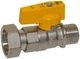 Кран газовый BIANCHI прямой 1/2"х3/4" (528M04050G) - изображение 1