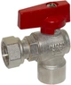 Кран BIANCHI кутовий 1/2 "х1/2" з накидною гайкою (527004040F) - зображення 3