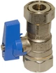 Кран BIANCHI прямой 3/4"х3/4" с накидной гайкой (528005050E) - изображение 2