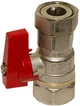 Кран BIANCHI прямой 3/4"х3/4" с накидной гайкой (528005050F) - изображение 2