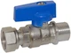 Кран BIANCHI прямой 1/2"х1/2" с накидной гайкой (528M04040E) - изображение 1