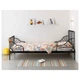 Раздвижная кровать с реечным дном IKEA МИННЕН, черный, 80x200 см, 391.246.22 - изображение 4
