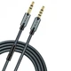 Аудио Кабель AUX Hoco - UPA04 с микрофоном (1м, Aux 3.5mm - Aux 3.5mm) - Черный - изображение 2