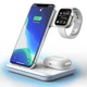Док-станция Fast Charge 3в1 для iPhone/Apple Watch/AirPods white - зображення 1