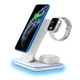 Док-станция Fast Charge 3в1 для iPhone/Apple Watch/AirPods white - зображення 2