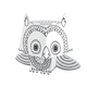 Раскраски-зверушки CUBE HEAD 3D «Сова» (Monumi) 8134MCH-000104 - изображение 2