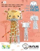 Раскраски-зверушки CUBE HEAD 3D «Жираф» (Monumi) 8133MCH-000103 - изображение 5