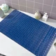 Силиконовый коврик для ванны Bathlux резиновый ПВХ нескользящийлюкс качество Синий (1661232135) - изображение 2