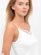 Белая майка с кружевом Jadea 9000 Bianco 44(M) Белый - изображение 3