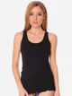 Черная майка на широких бретелях Jadea 4182 Nero 48(XL) Черный - изображение 2