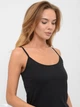 Черная удлинённая майка Jadea 9204 Nero 48(XL) Черный - изображение 3