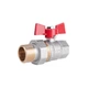 Кран кульовий "Американка" SD Plus 1" ВЗ прямий SD220NW25PN40 - зображення 1
