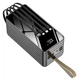 Power Bank iBattery YM-327DX із вбудованим кабелем та ліхтариком на 80000 mAh black - зображення 1