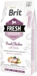 Сухой корм для щенков и юниоров Brit Fresh Healthy Growth с курицей и картофелем 2.5 кг (8595602530724) - изображение 6