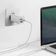 Сетевое зарядное устройство Baseus GaN2 Lite Quick Charger 1USB/1Type-C, QC/PD, 5A, 65W с быстрой зарядкой white - изображение 8