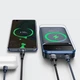 Зовнішній акумулятор повербанк power bank Baseus Magnetic 10000mAh 20W 2022 Edition з бездротовою зарядкою QI Blue - зображення 11