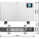 Електричний конвектор ECG TK 2080 DR White - изображение 5