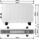 Електричний конвектор ECG TK 2070 White - изображение 4