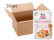 Упаковка волого корму для котів 24шт* 85g Brit Care Cat pouch (філе індички та лосося в соусі) 100528/0501 - зображення 1