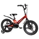 Детский двухколесный велосипед CORSO Connect MG-16315 колеса 16" с дисковыми тормозами и дополнительными колесами, Черно-красный - изображение 1