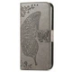 Чехол-книжка с рисунком UniCase Butterfly Pattern для Samsung Galaxy M13 (M135) - Grey - изображение 2