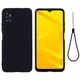 Силиконовый (TPU) чехол Deexe Silicone Case для ZTE Blade A71 - Black - изображение 1