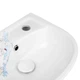 Раковина підлогова з п'єдесталом дитяча Qtap Baby White з малюнком з донним клапаном - зображення 6