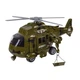 Игрушка вертолет военный, 1:20 АвтоПром 10,5х15,5х23,5 см (det0005968) Хаки - изображение 1