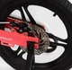 Детский двухколесный велосипед CORSO Revolt MG-16740 колеса 16" с дисковыми тормозами и дополнительными колесами, Бело-коралловый - изображение 8