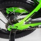 Детский двухколесный велосипед CORSO MAXIS-12047 колеса 12" с ручным тормозом и дополнительными колесами, Салатовый - изображение 5